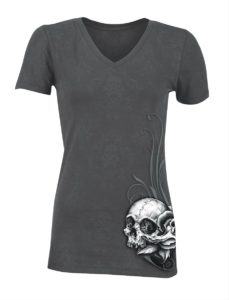 lethal angel burnout ladies t-shirt