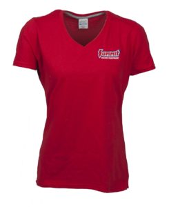 summit racing ladies v-neck t-shirt