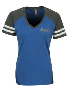summit racing ladies varsity t-shirt