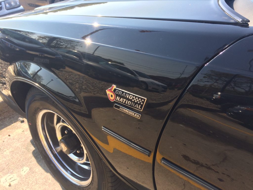 1987 Buick Grand National Fender Badge