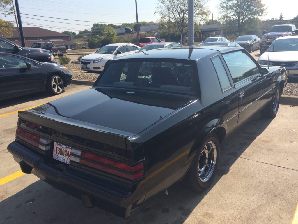 1987 Buick Grand National Rear Passenger Side