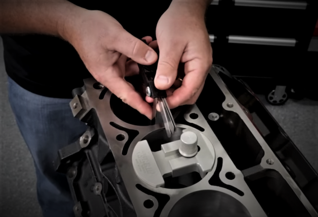 measuring bore ring gap on an LS engine