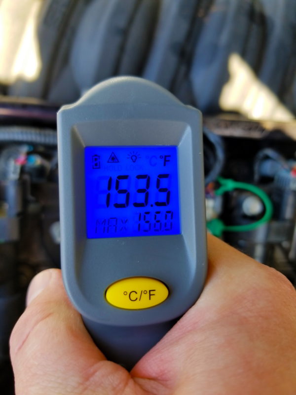 fuel rail temp reading