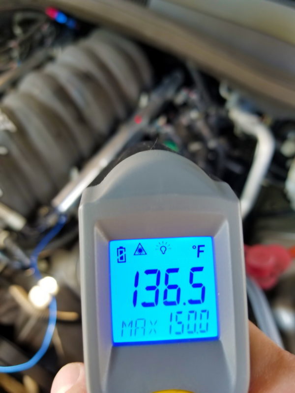 fuel rail temperature