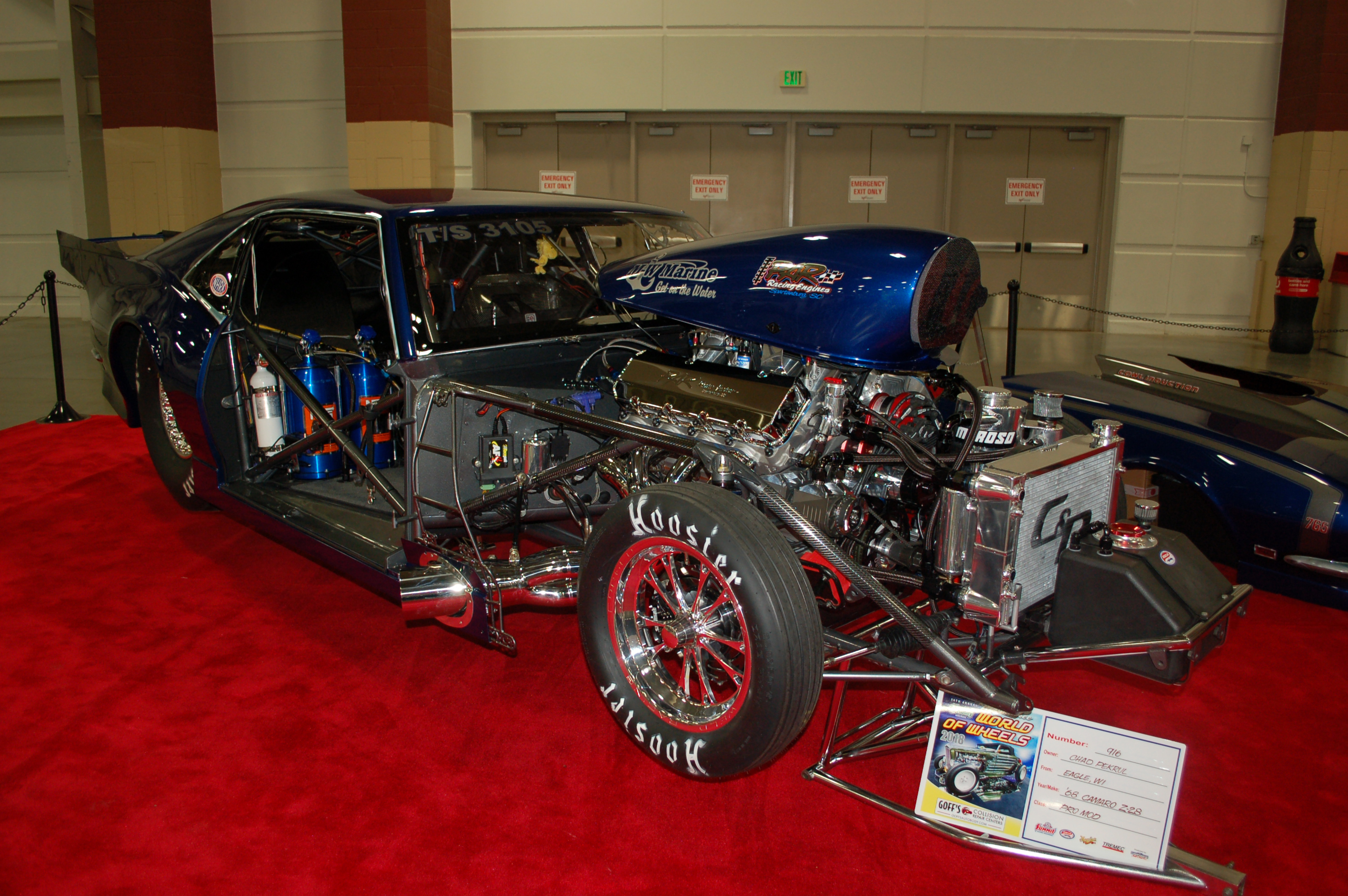 Milwaukee-World-of-Wheels-Tube-Frame-Camaro-Dragster