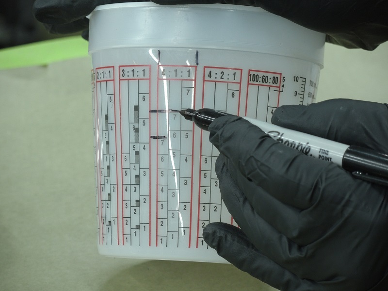 automotive paint mix ratio tips
