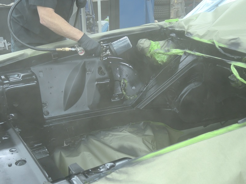 engine bay paint overspray