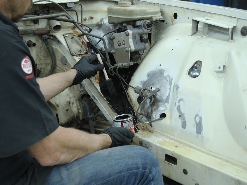 engine bay painting