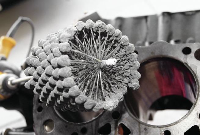 flex hone brush honing tool