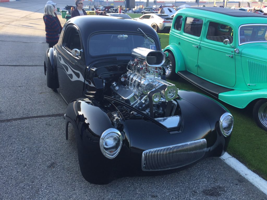 willys gasser supercharged hot rod at 2018 Atlanta motorama car show