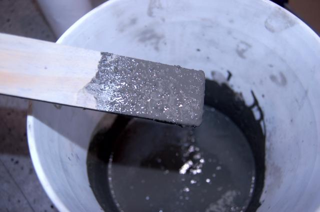 mixing engine block filler