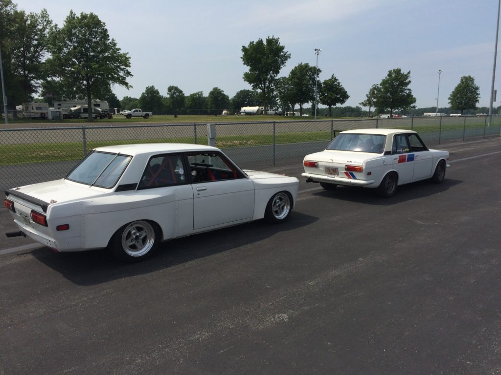 Datsun 510 pair rear side