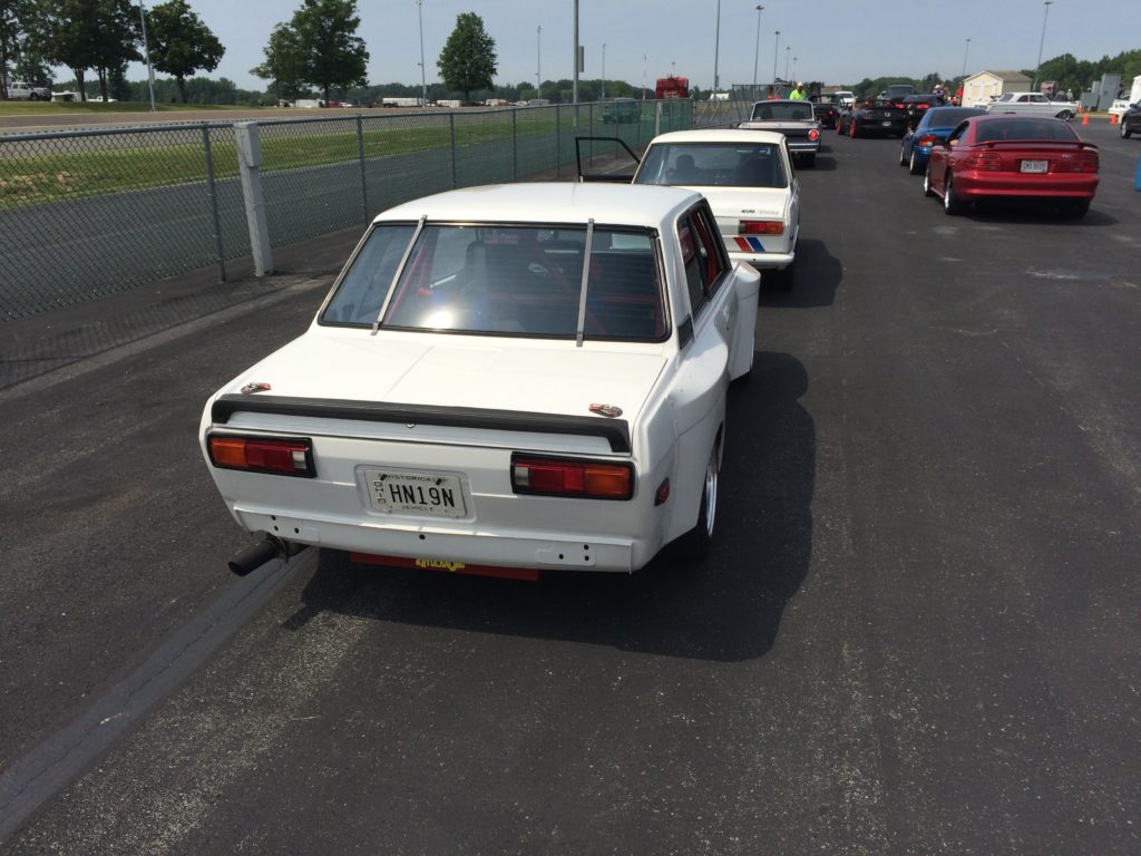 Datsun 510 rear in line