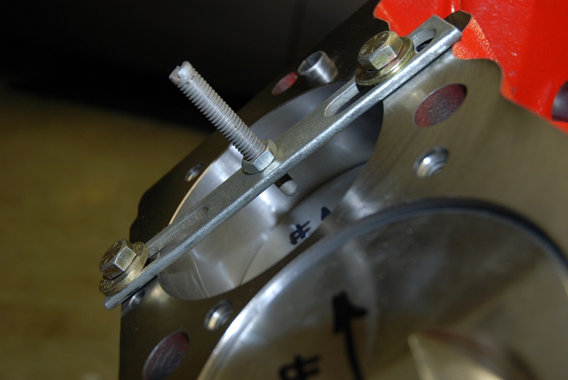 piston stop cam-degreeing