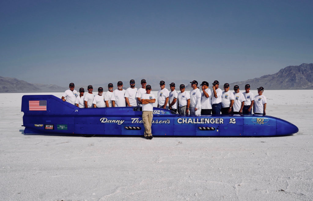 Danny Thompson Challenger 2 land speed racer