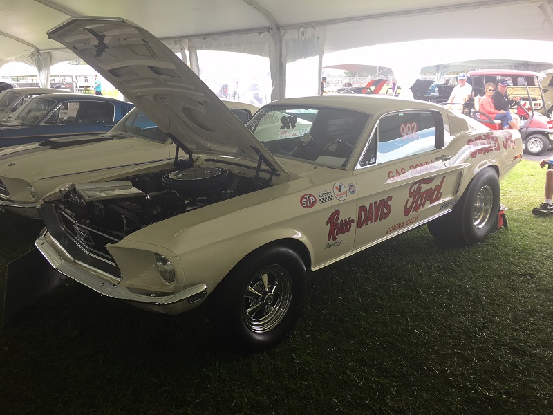 white cobra jet mustang racing