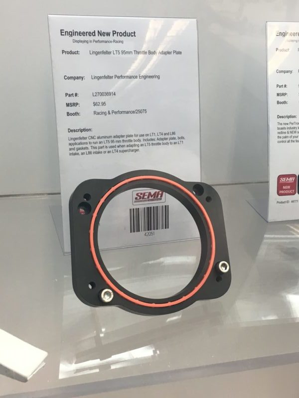 Lingenfelter LT5 95mm Throttle Body Adapter Plate
