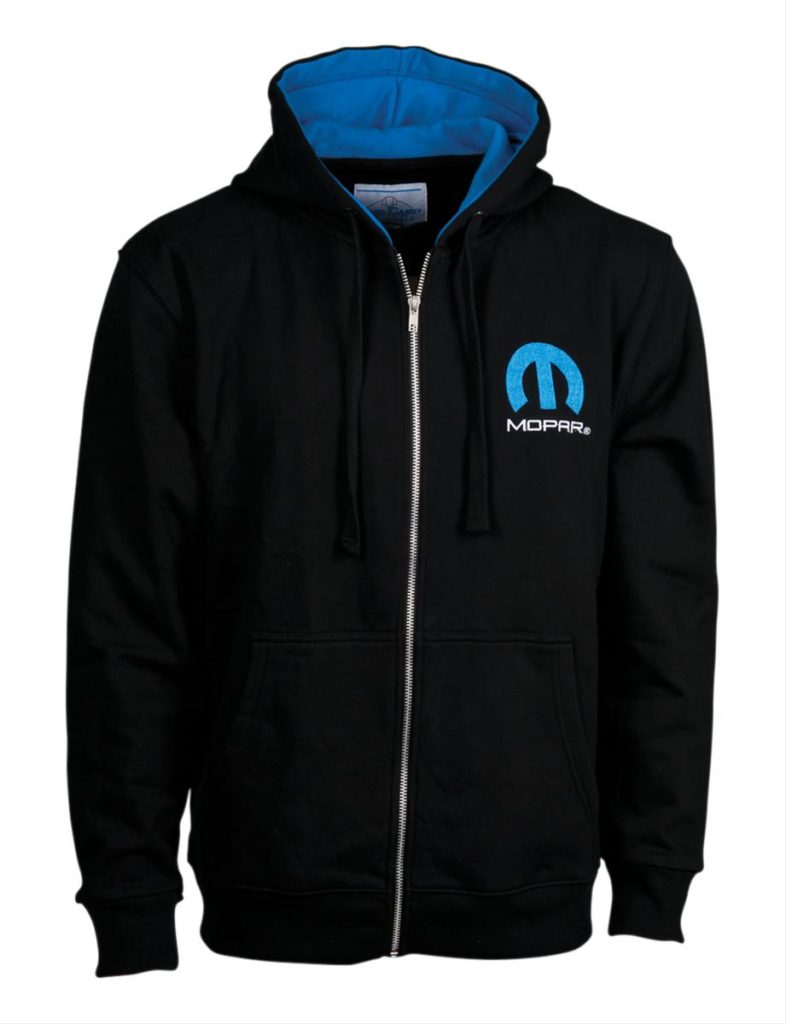Mopar Omega Logo Zip-Up Hooded Sweatshirt