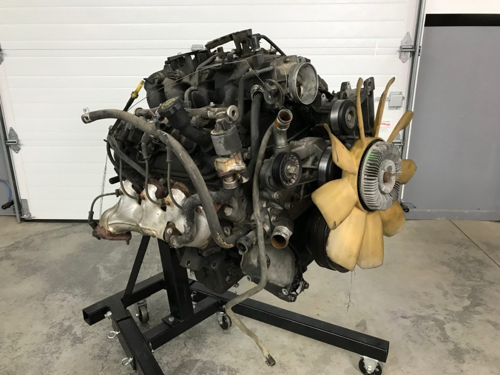 5.3L LM7 GM LS V8 on engine stand