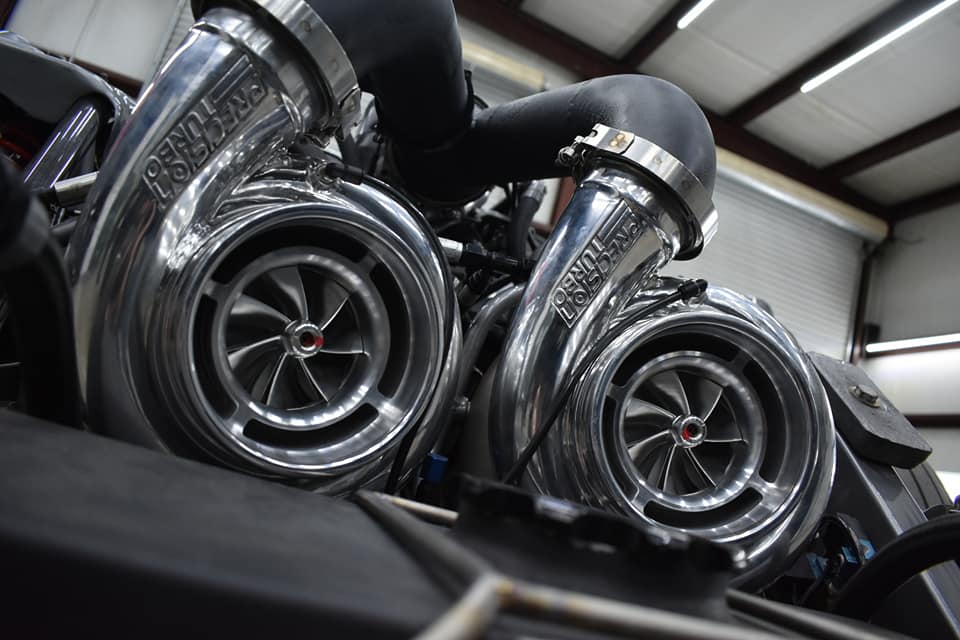 a pair of precision turbos