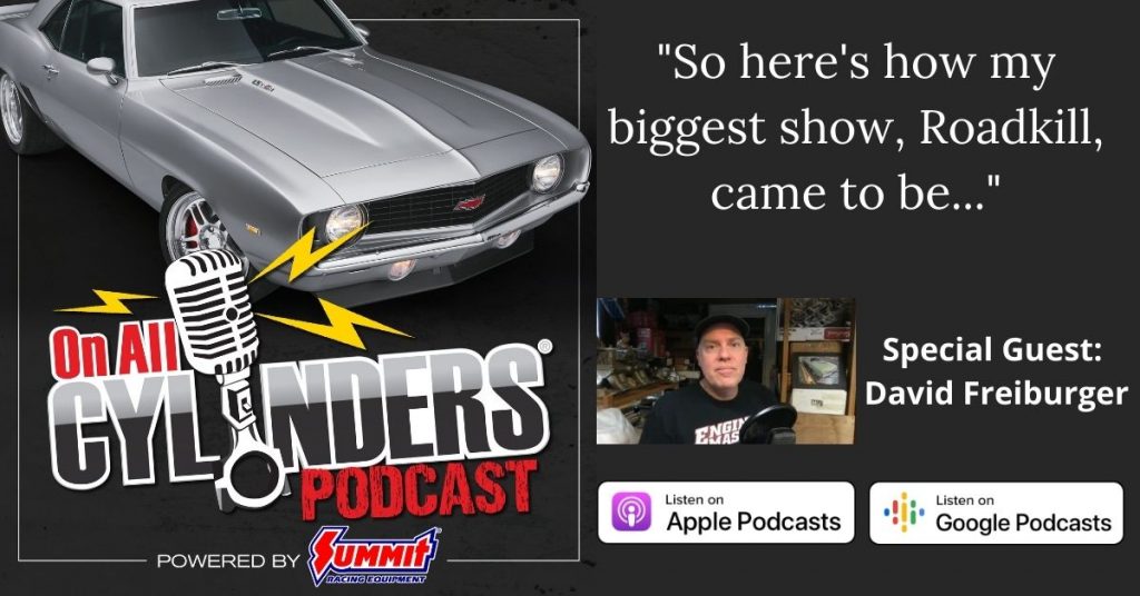 Speed Article podcast banner with david freiburger