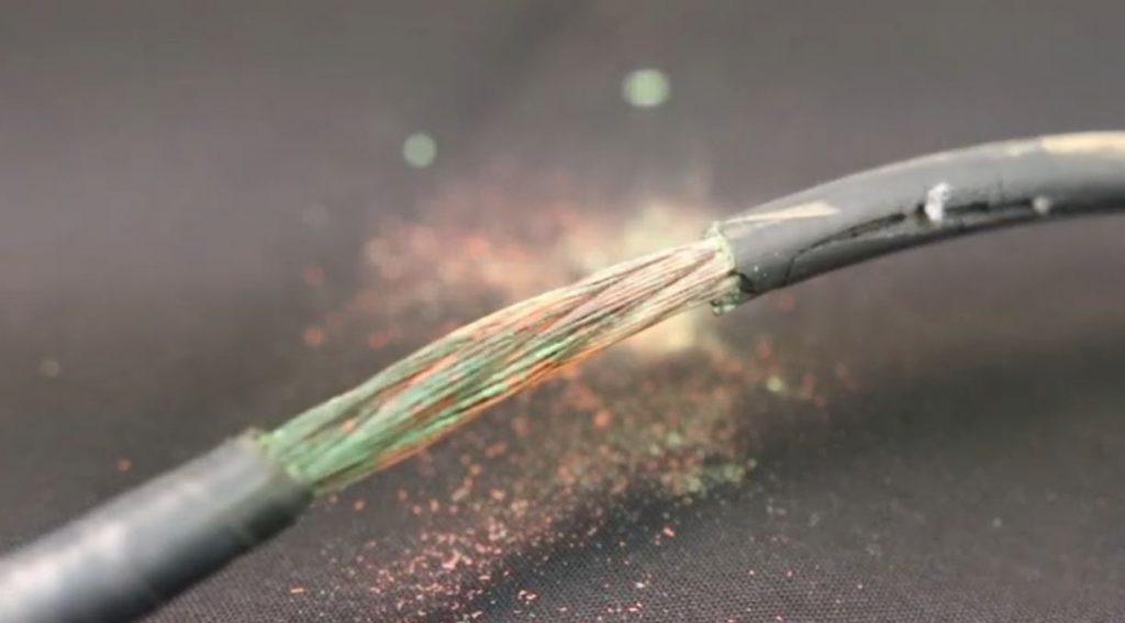 corroded battery wire