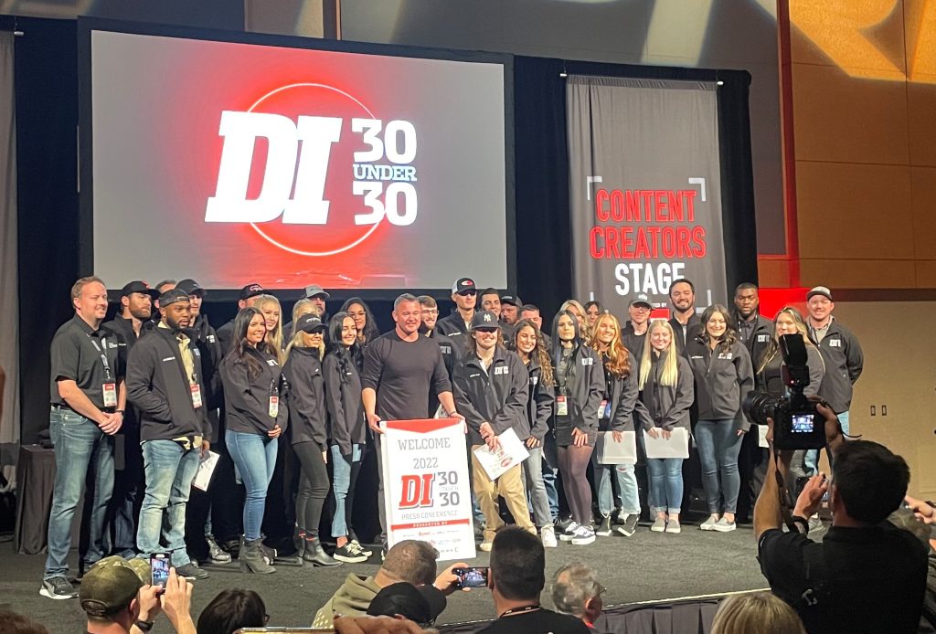 group of drag illustrated 30 under 30 winners on stage
