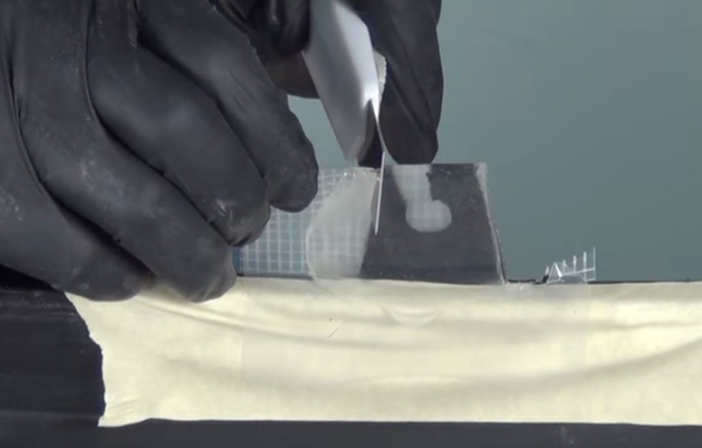 repairing a plastic tab with SEM products