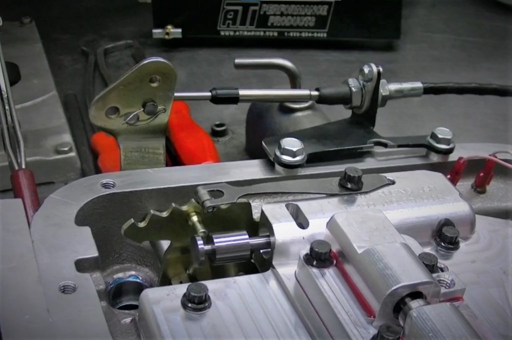 th400 shifter lever-movement on bottom of transmission