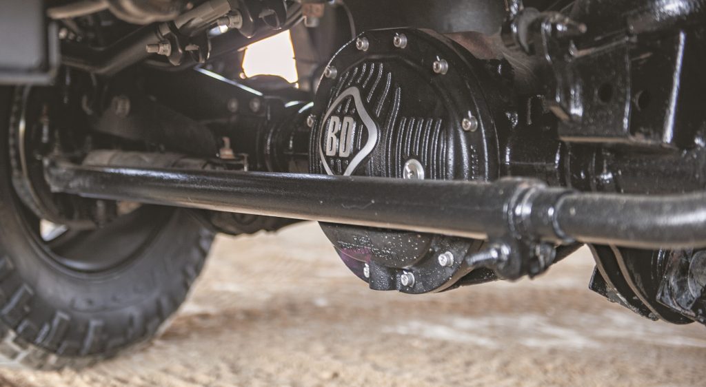front chassis view of a ram 2500 truck with BD differential cover