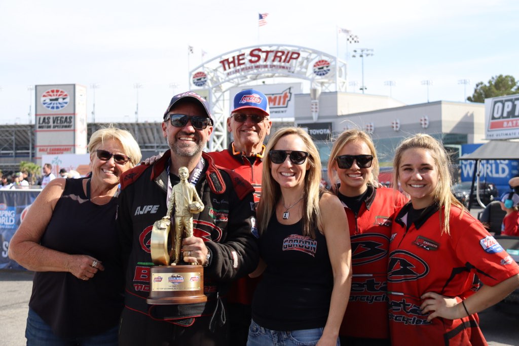 gordon racing family team after vegas race