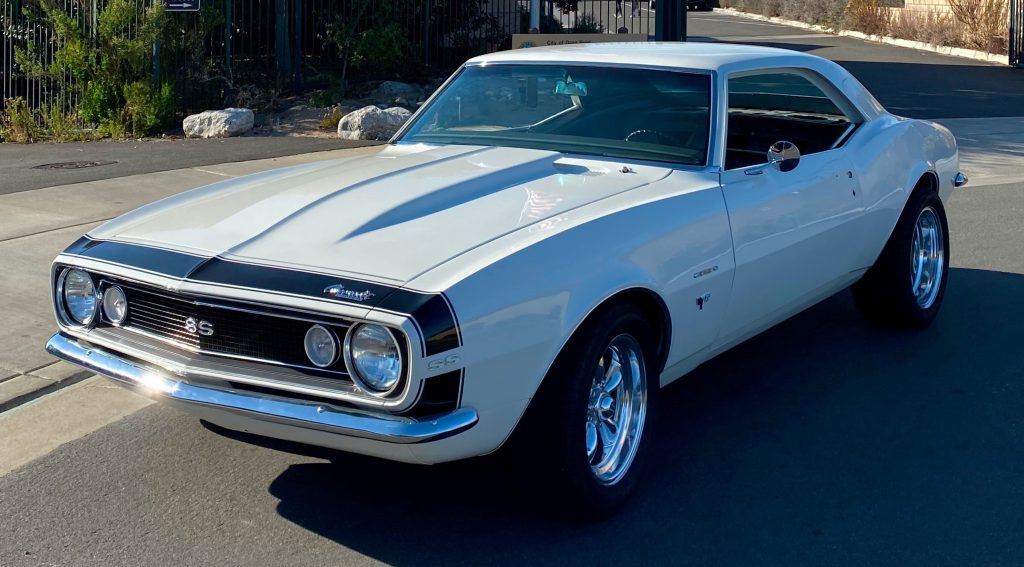 white 1968 Chevy Camaro SS Coupe by 2CarPros