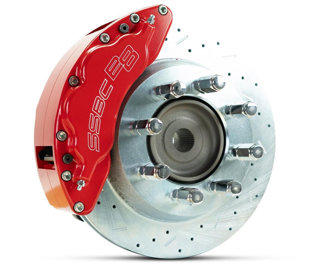 SSBC B8 Barbarian Caliper Upgrade with Rotor