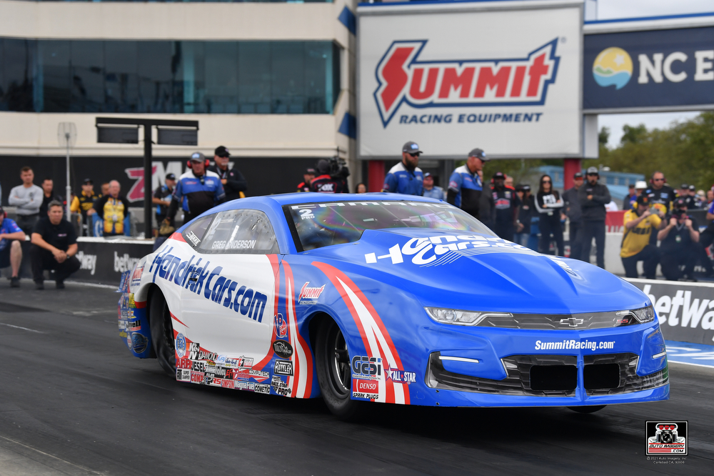 greg anderson launching at 2023 nhra carolina nationals