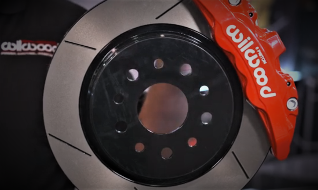 wilwood DM direct mount aero brake caliper on display