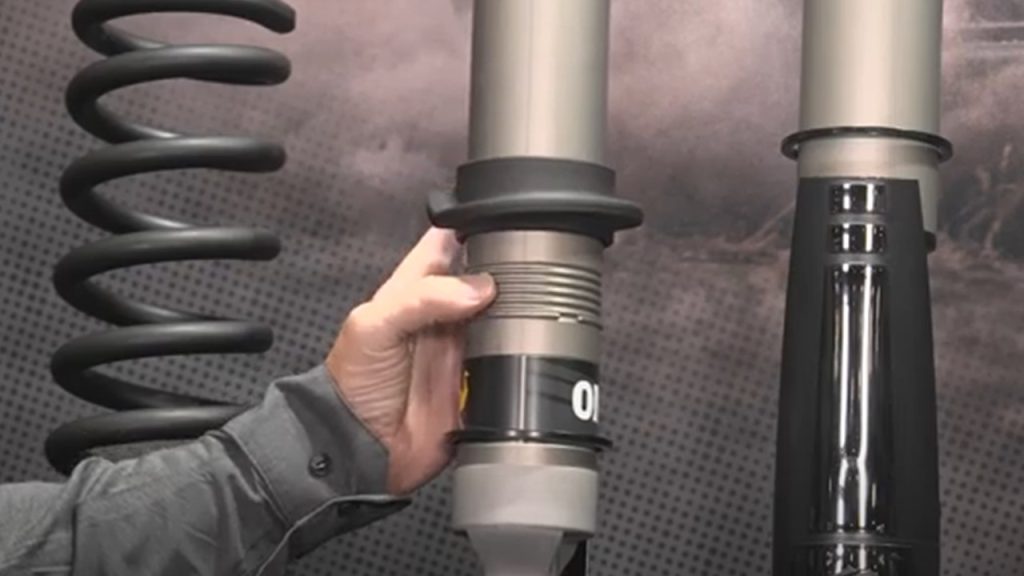 man holding an Old Man Emu Shock Absorber
