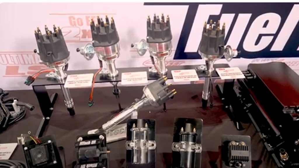 Fitech distributors in a trade show display