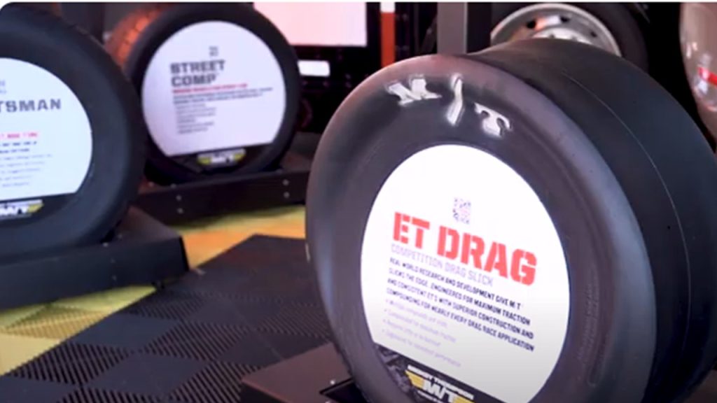 Mickey Thompson tires in trade show display