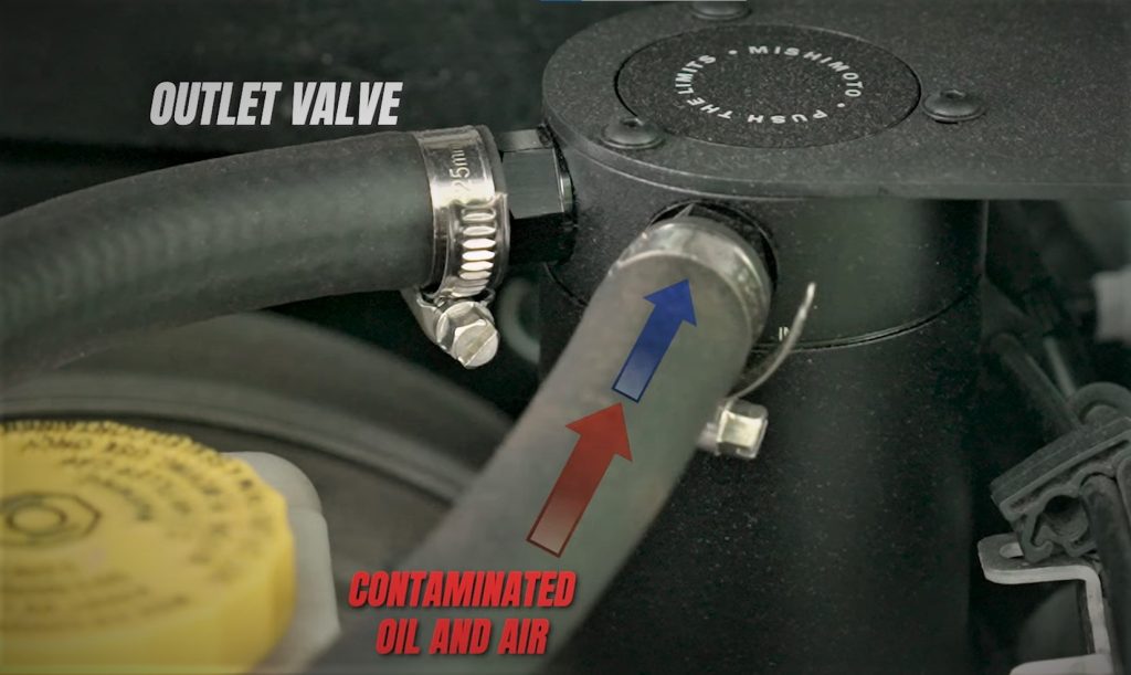 engine oil catch can diagram