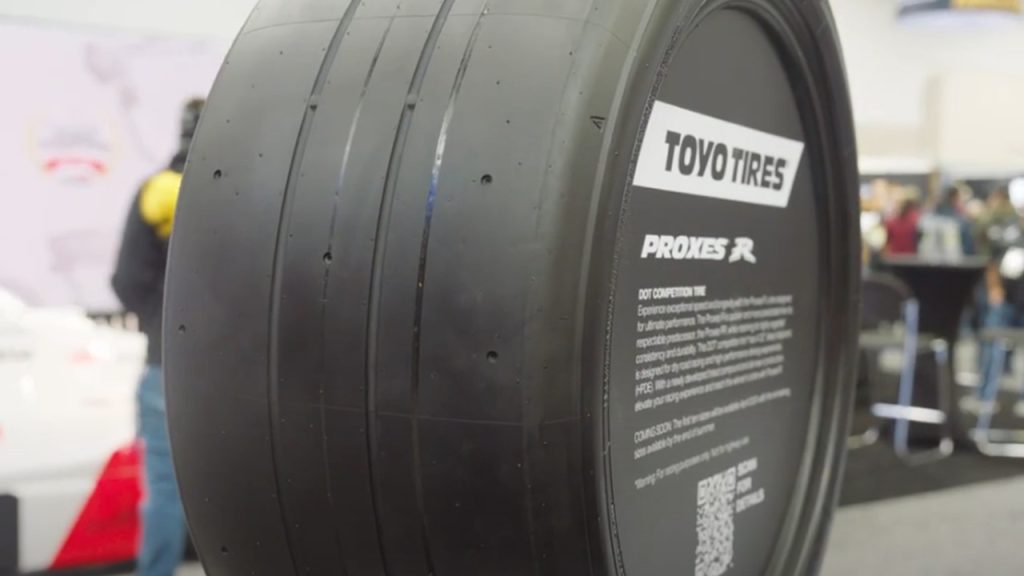 toyo tire on display at trade show