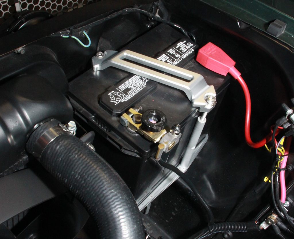 Battery Cables and Disconnect Switch on 1966 Mustang Battery