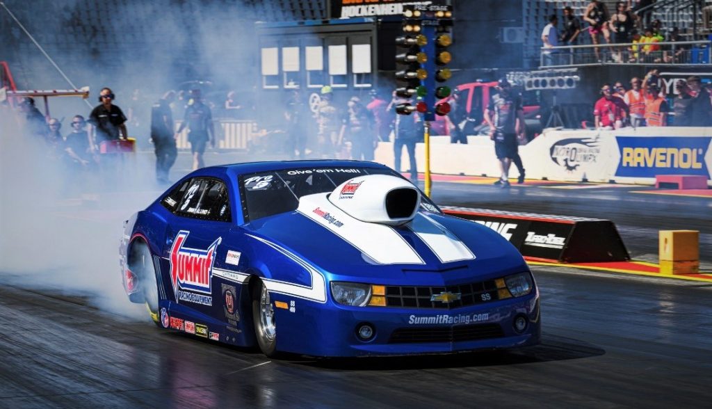 Jimmy Alund Pro Stock Camaro burnout