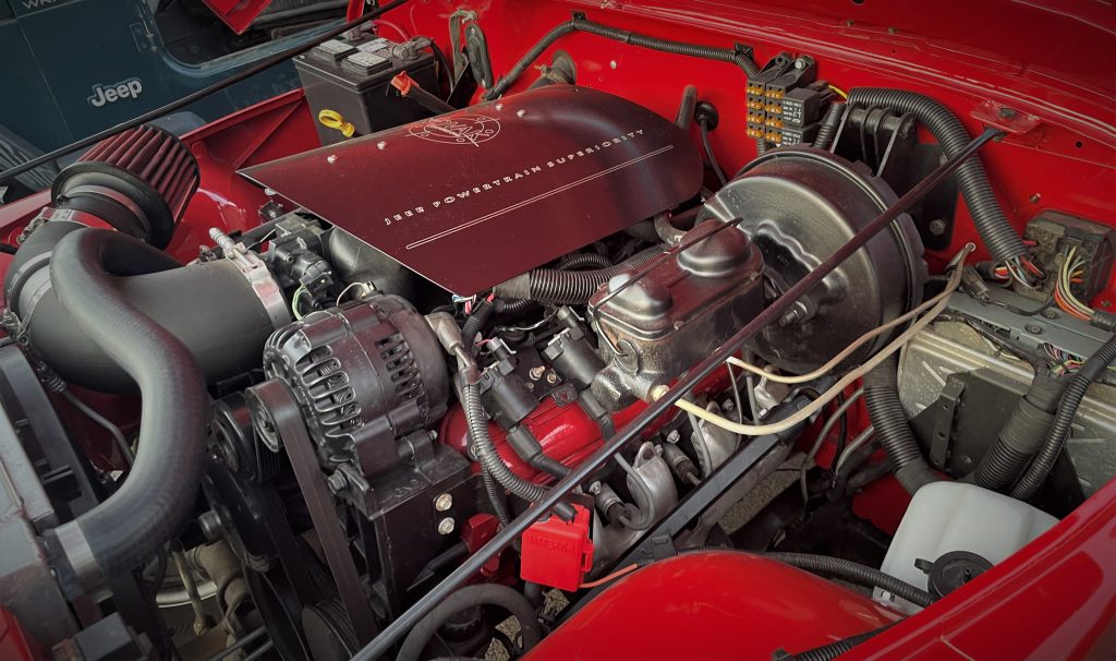 5.3L LS V8 in a Jeep CJ-7, driver side