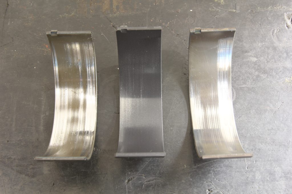 close up of main bearing finishes
