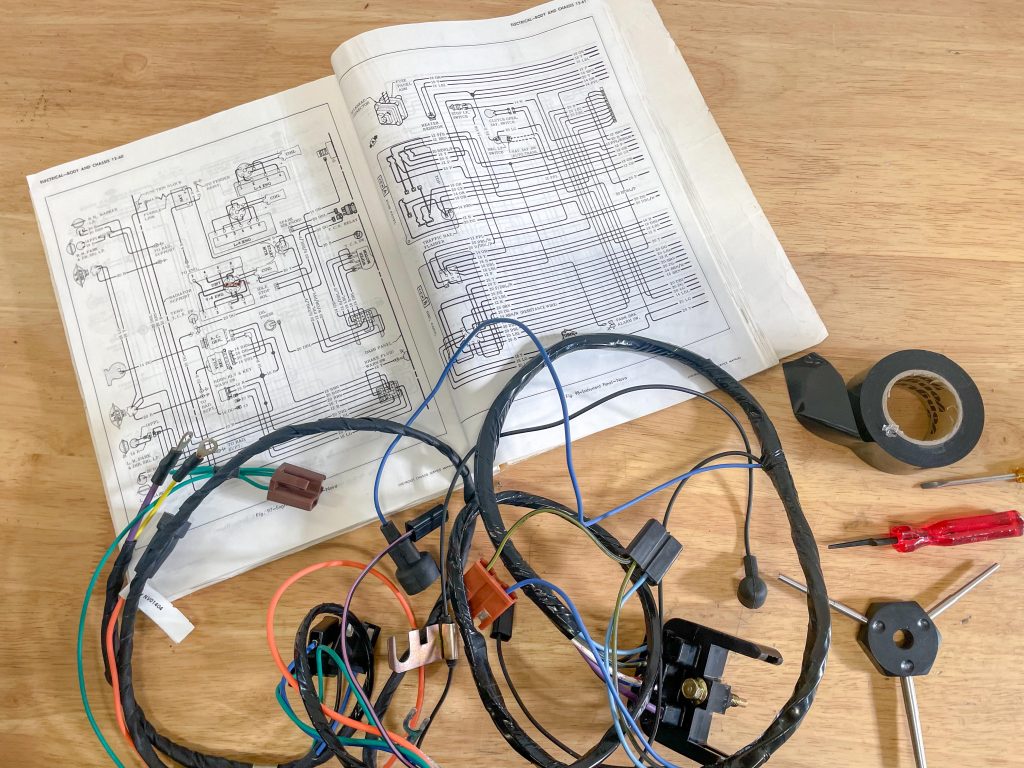 Wiring and wiring diagram