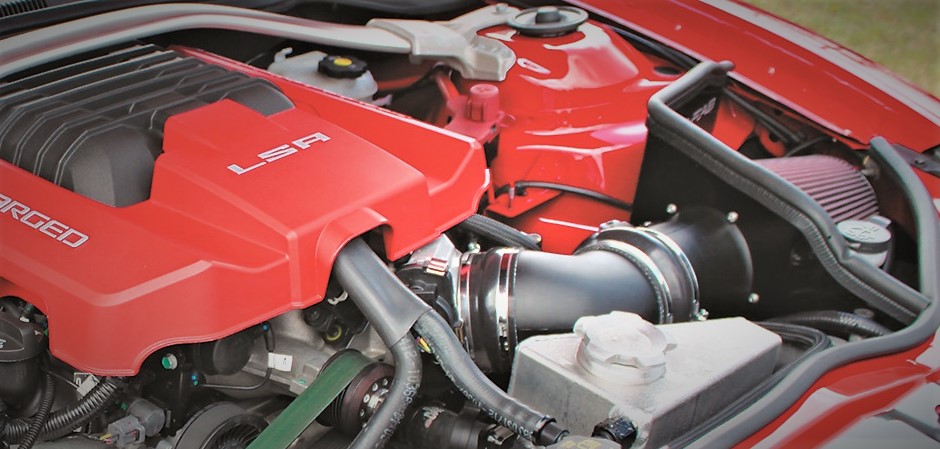 Air Intake kit in a supercharged Camaro LSA Engine
