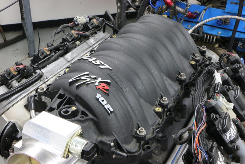 fast lsxr intake manifold on an ls engine