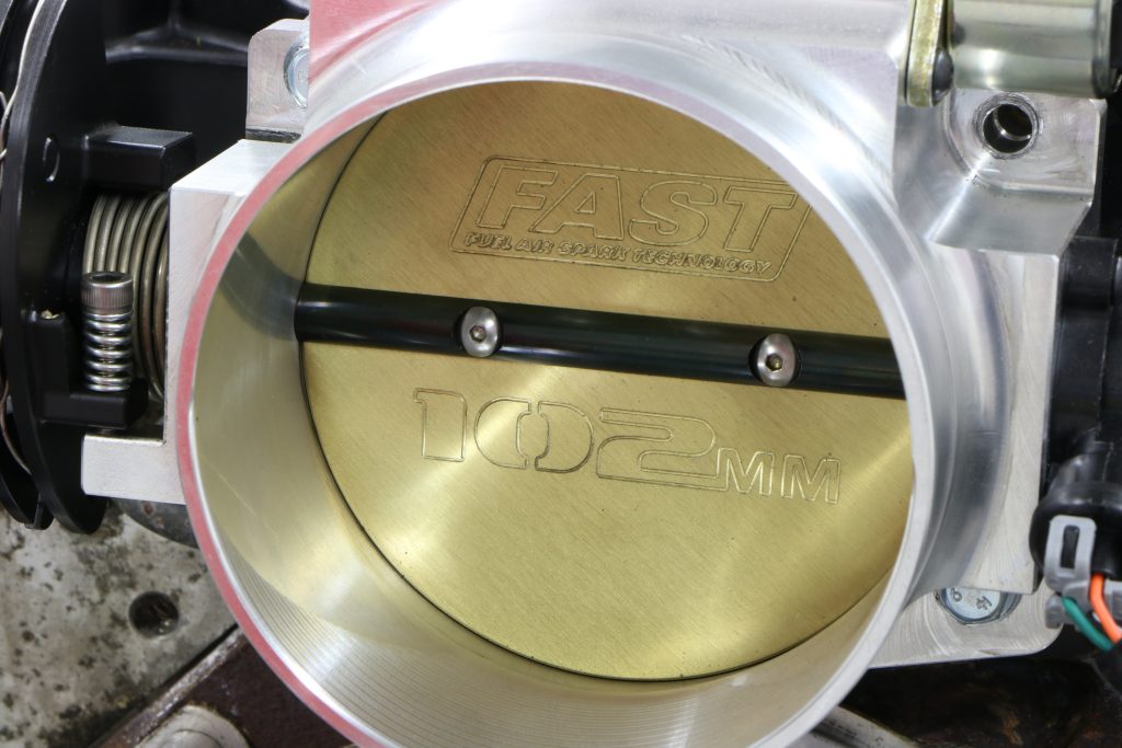 fast 102mm throttle body on an LS engine