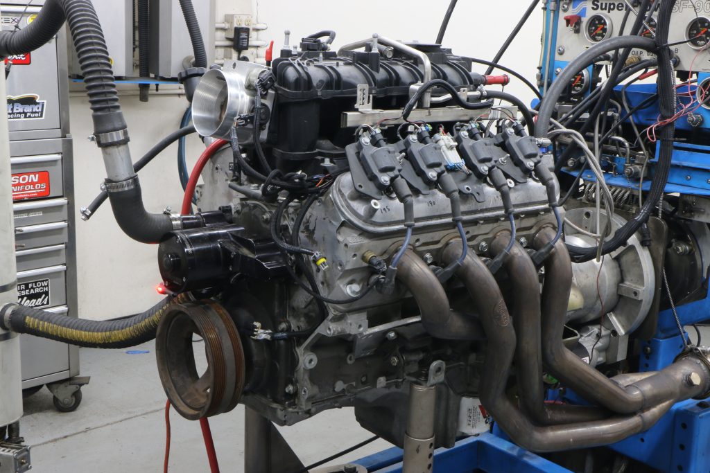 LS Engine on a dyno test run