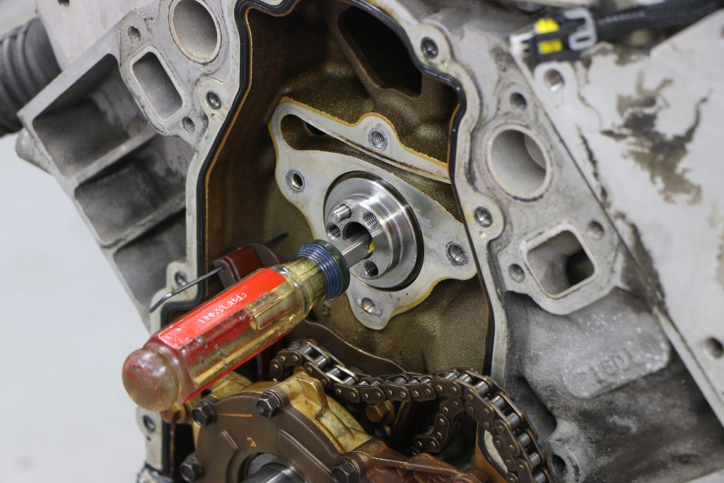 SCREWDRIVER USED TO INSTALL A Camshaft